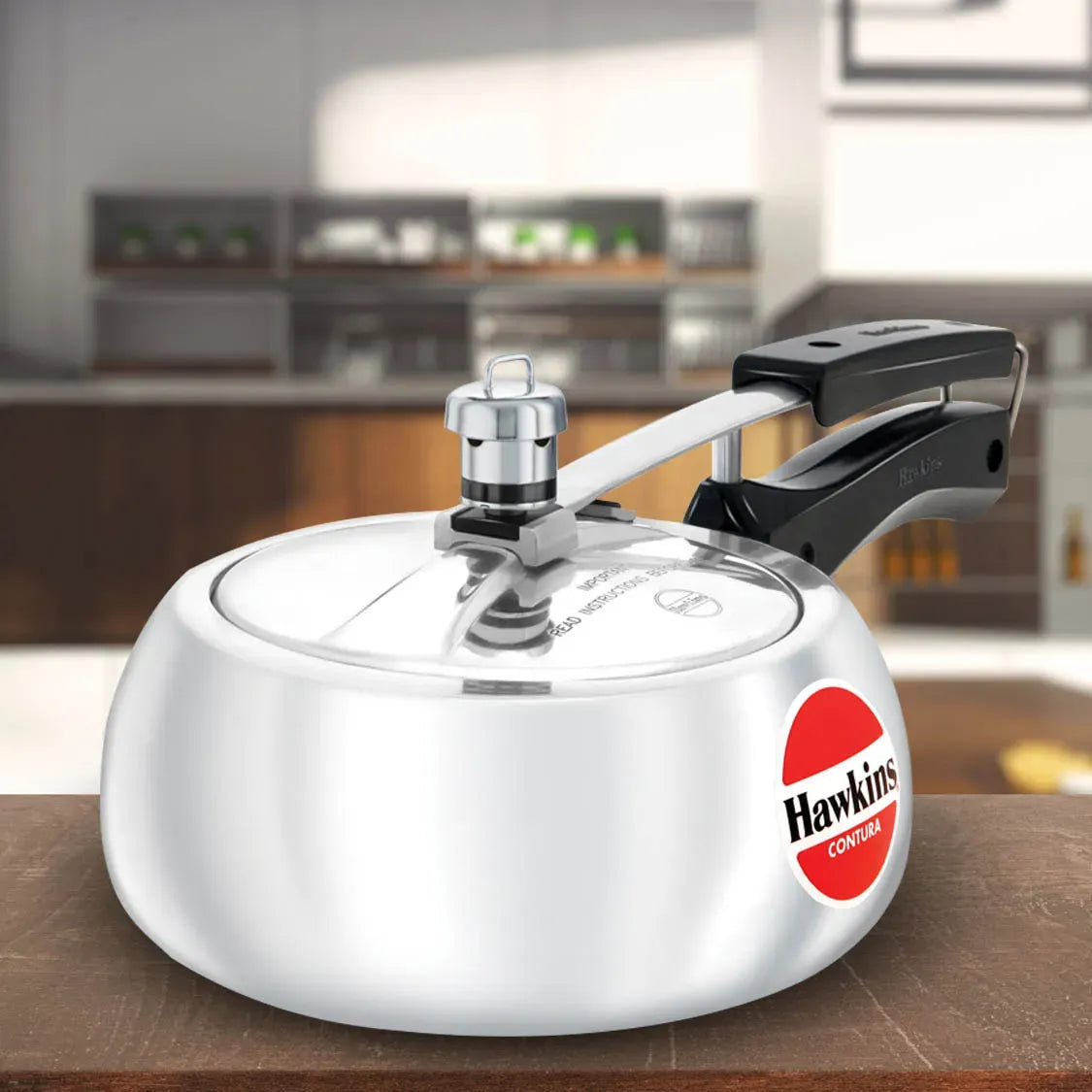 Hawkins Contura Pressure Cooker (2 Litre, Aluminium Pressure Cooker) (HC 20)