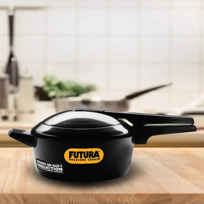 Hawkins Futura Hard Anodised Pressure Cooker (4 Litre, Induction Compatible) (IFP 40)