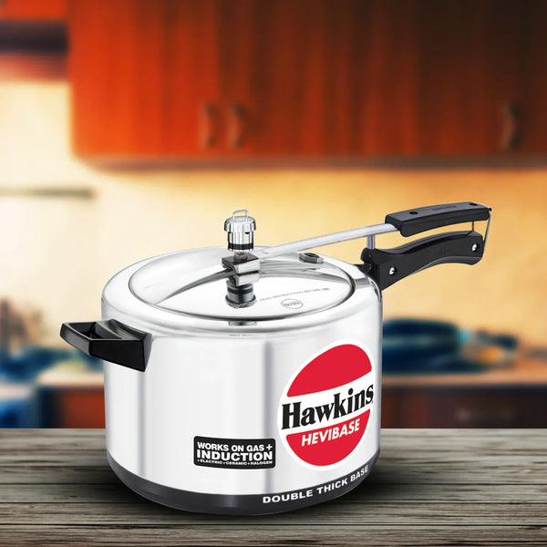 Hawkins Hevibase Pressure Cooker (8 Litre, Induction Compatible) (IH 80)