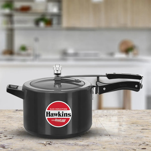 Hawkins Instaa Pressure Cooker (5 Litre, Induction Compatible) (IIH 50)