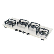 Sunshine Shield Plus Olympic Stainless-Steel Cooktop (4 Burner, Manual Ignition)