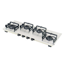 Sunshine Shield Plus Olympic Stainless-Steel Cooktop (4 Burner, Manual Ignition)