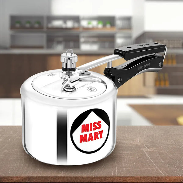 Hawkins Miss Mary Pressure Cooker (2 Litre, Aluminium Pressure Cooker) (MM 20)
