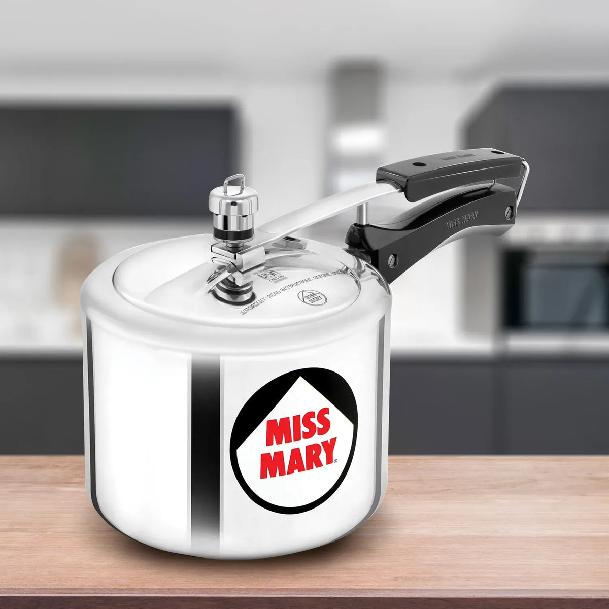 Hawkins Miss Mary Pressure Cooker (3 Litre, Aluminium Pressure Cooker) (MM 30)