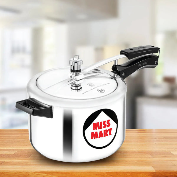 Hawkins Miss Mary Pressure Cooker (5 Litre, Aluminium Pressure Cooker) (MM 50)