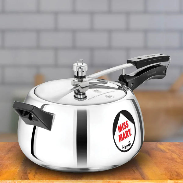 Hawkins Miss Mary Handi Pressure Cooker (5 Litre, Aluminium Handi Cooker) (MMH 50)