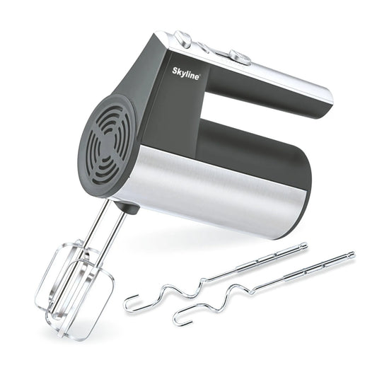 Skyline Hand Mixer (Silver & Black, 400W)