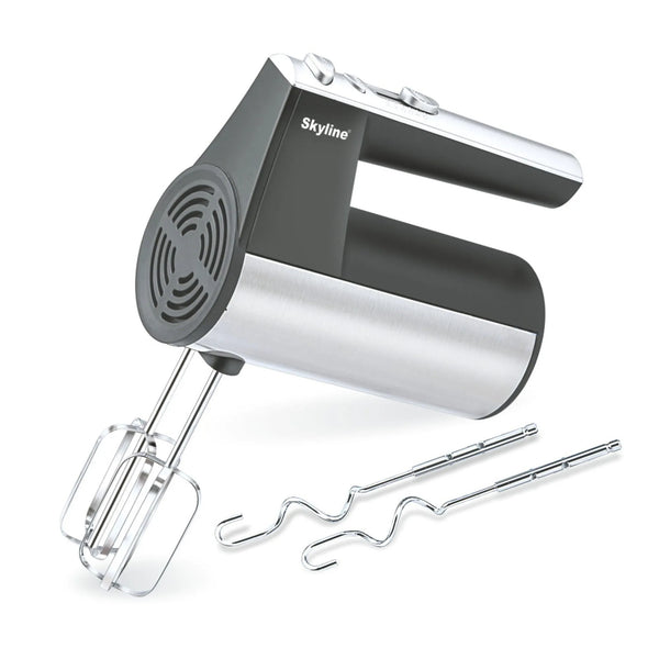 Skyline Hand Mixer (Silver & Black, 400W)