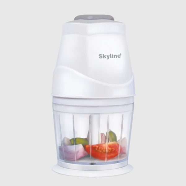 Skyline Electric Chopper, One-Touch Operation (650 ml Bowl, White)