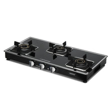 Sunshine Arrow Glass Top Gas Stove (3 Burner, Manual Ignition)