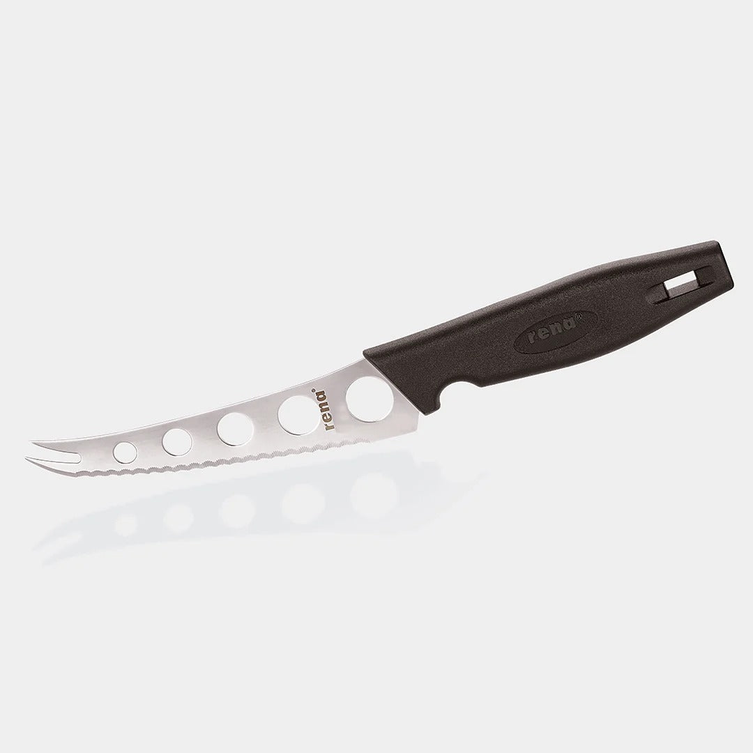 Rena Cheese Knife, Stainless Steel Blade, Cheese Cutting & Serving Knife