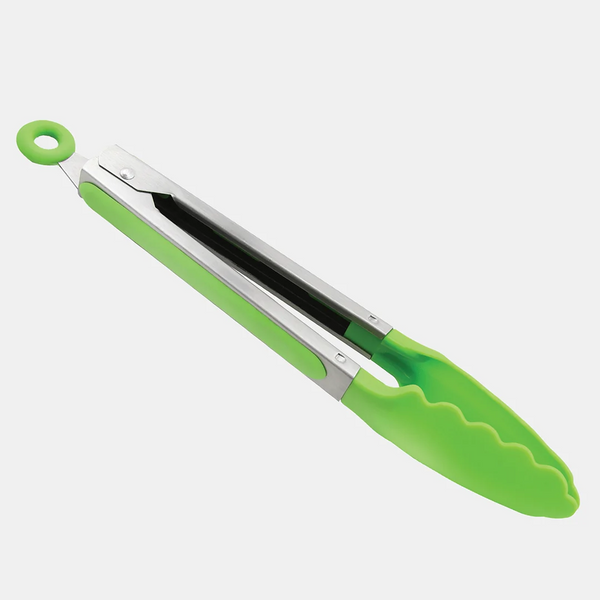Rena Utility Tongs 12, Stainless Steel & Nylon Kitchen Tongs, Heat Resistant up to 210°C
