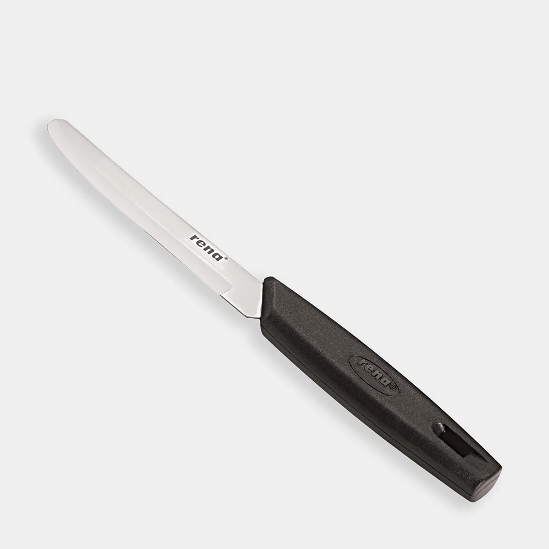 Rena Utility Knife Rounded, 110 mm Stainless Steel Fine Edge Blade (Made in India)