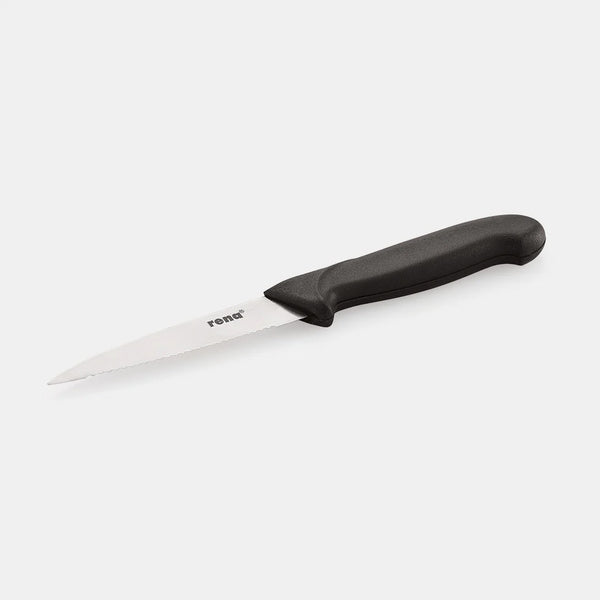 Rena Paring Knife Serrated Edge 6000, Stainless Steel Blade (90 mm)