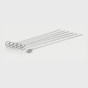 Rena Skewer – 6 Pcs Pack, Stainless Steel Reusable Skewers (210 mm) (Made in India)