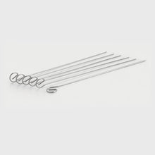 Rena Skewer – 6 Pcs Pack, Stainless Steel BBQ Skewers (350 mm) (Made in India)