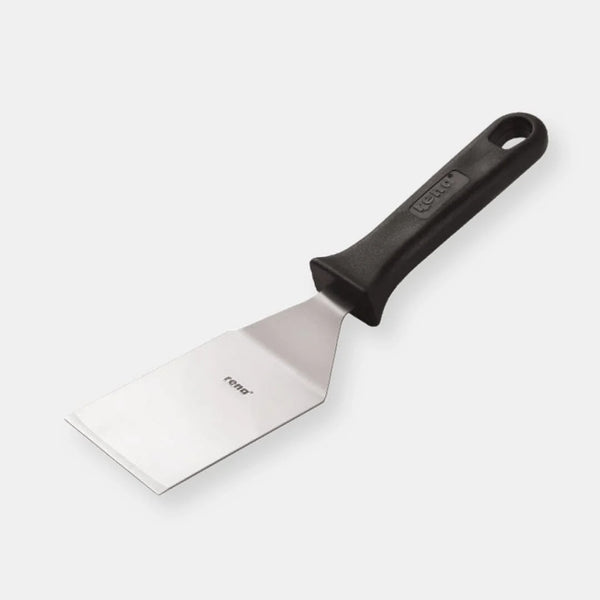 Rena Turner with Plastic Handle, Stainless Steel Kitchen Turner, 100mm (Made in India)