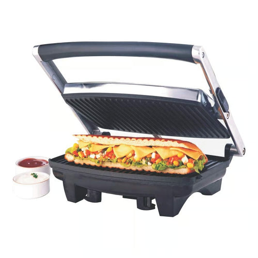 Borosil Jumbo Grill Sandwich Maker (Black, 1000W)