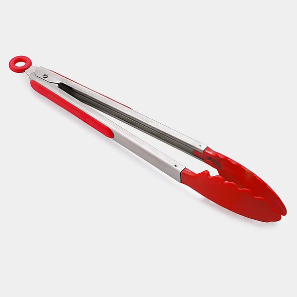 Rena Utility Tong 9, Stainless Steel & Nylon Kitchen Tong, Locking Mechanism (27.5 cm )