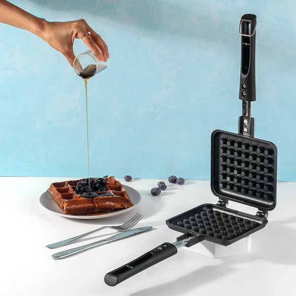 Vinod Zest Non-Stick Waffle Maker, Gas Stove Waffle Maker