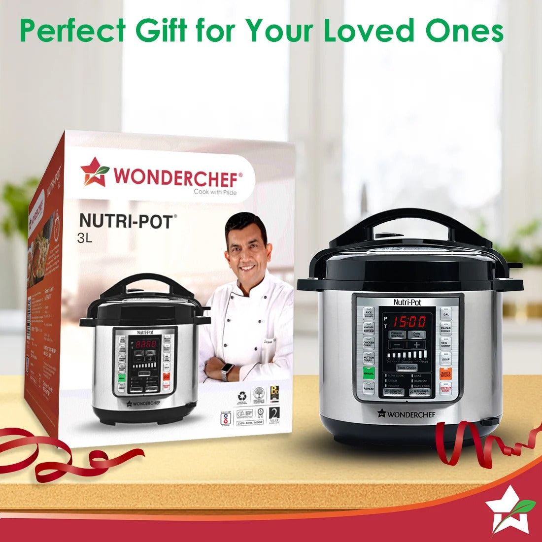 Wonderchef Nutri-Pot Electric Multi Cooker (3L)