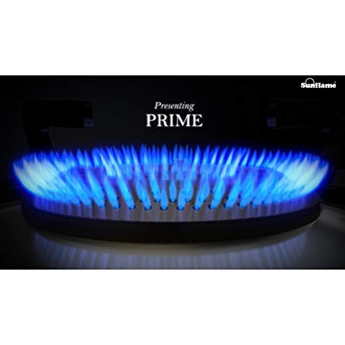 Sunflame Prime Glass Top Gas Stove (3 Burner, Manual Ignition)