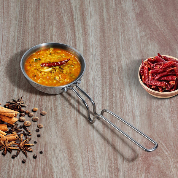 Vinod Platinum Triply Stainless Steel Tadka Pan Large (300 ml)