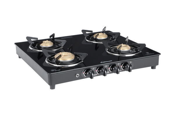 Sunflame Centa Glass Top Gas Stove (4 Burner, Auto Ignition)