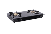 Sunflame Naples Glass Top Gas Stove (2 Burner. Manual Ignition)