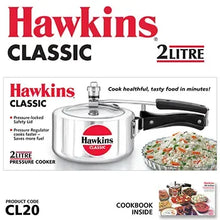 Hawkins Classic Pressure Cooker (2 Litre, Aluminium Pressure Cooker) (CL 20)
