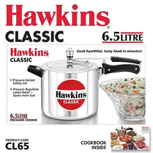 Hawkins Classic Pressure Cooker (6.5 Litre, Aluminium Pressure Cooker) (CL 65)