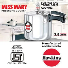 Hawkins Miss Mary Pressure Cooker (3.5 Litre, Aluminium Pressure Cooker) (MM 35)