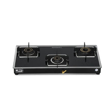 Sunshine Arrow Glass Top Gas Stove (3 Burner, Manual Ignition)