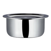 Vinod Platinum Triply Stainless Steel Tope with Lid (2.5 L)