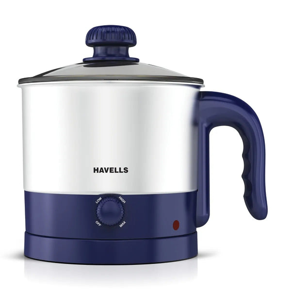 Havells Steamor Multicook Electric Kettle (Blue, 1.2 Litre)