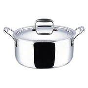 Vinod Platinum Triply Stainless Steel Saucepot with Lid (5 L)