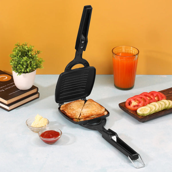 Vinod Zest Non-Stick Sandwich Toaster, Gas Stove Toaster