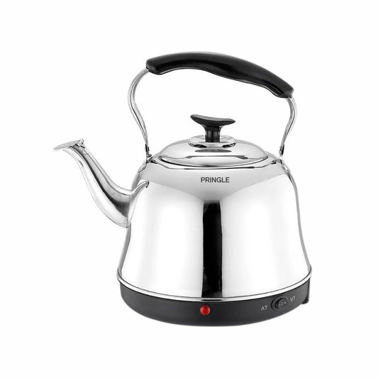 Pringle EVA Electric Kettle (Silver, 4 Litre)