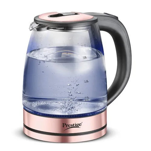Prestige PKGB Glass Electric Kettle (Copper & Transparent, 1.8 Litre)