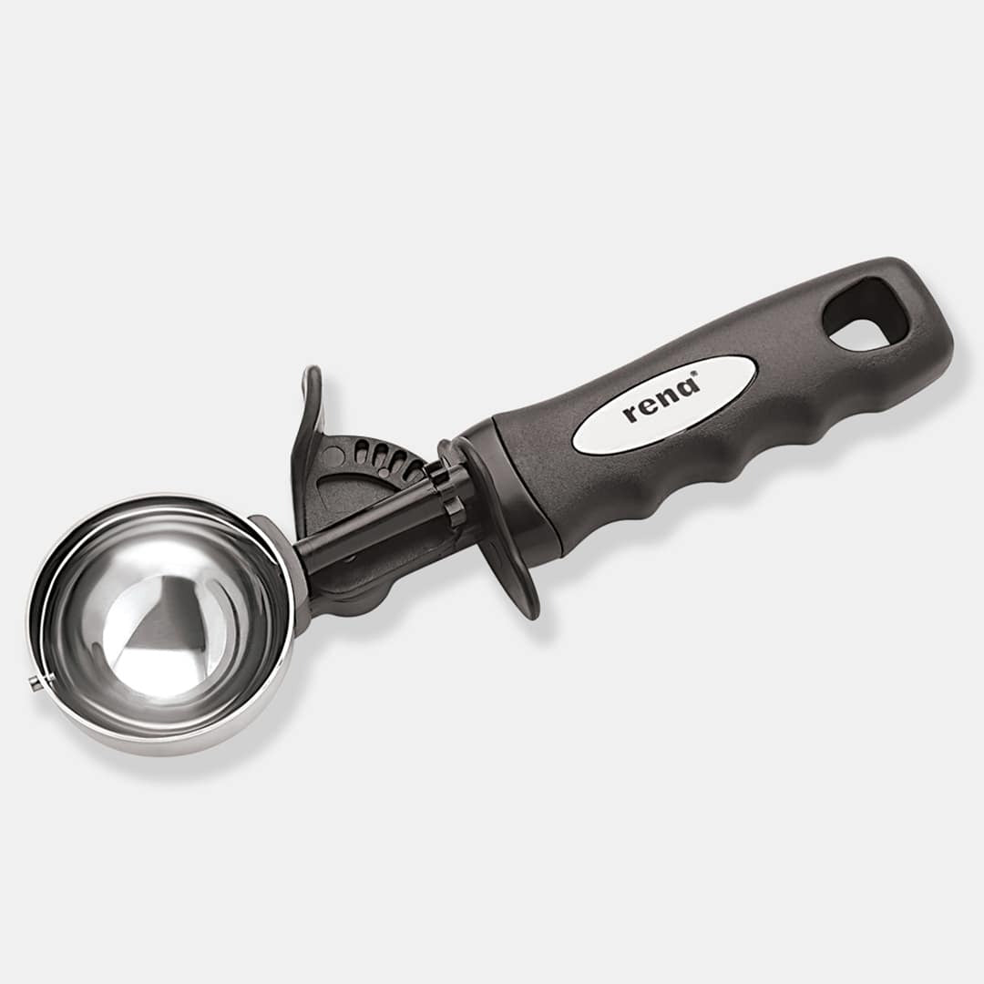 Rena Ice Cream Spoon / Scoop, Swing Lever, 55 mm Stainless Steel Scoop
