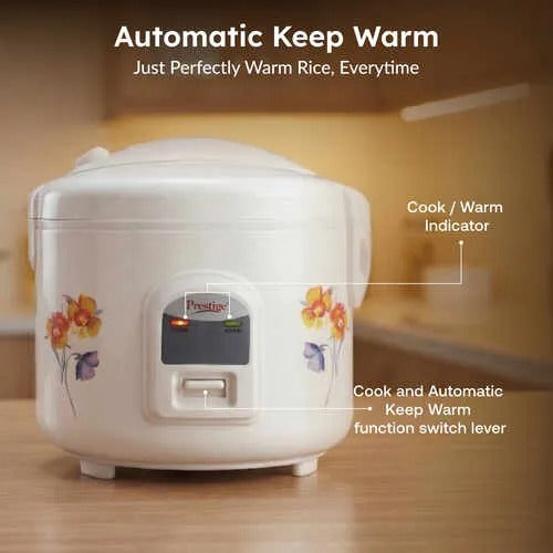 Prestige Delight PRWCS 1.2 Electric Rice Cooker (1.2L)