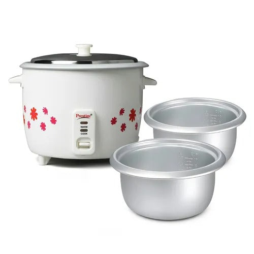 Prestige PRWO 1.8-2 Electric Rice Cooker, Close Fit Lid (1.8L)