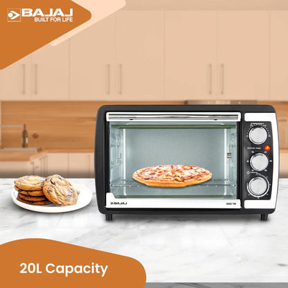 Bajaj 2000 TM Oven Toaster Griller (OTG) (20 Litre, Black)