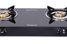 Sunflame Naples Glass Top Gas Stove (2 Burner. Manual Ignition)