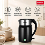 Pringle Haden Electric Kettle (Black, 1.8 Litre)