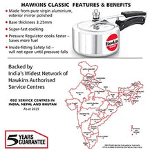Hawkins Classic Pressure Cooker (2 Litre, Aluminium Pressure Cooker) (CL 20)