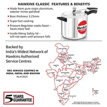 Hawkins Classic Pressure Cooker (6.5 Litre, Aluminium Pressure Cooker) (CL 65)