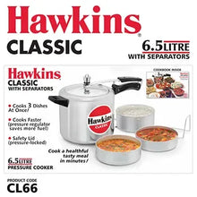Hawkins Classic Pressure Cooker with Separator Set (6.5 Litre, Aluminium Pressure Cooker) (CL 66)