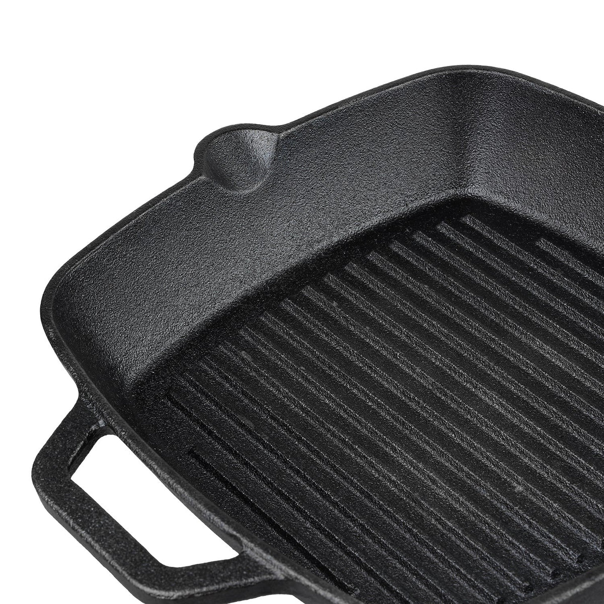 Vinod Legacy Pre-Seasoned Cast Iron Square Griddle (24 cm)