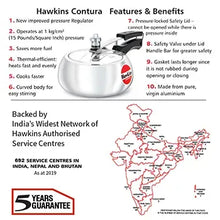 Hawkins Contura Pressure Cooker (2 Litre, Aluminium Pressure Cooker) (HC 20)
